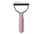 thumbnail image 2 of Pet Grooming Tool for Dogs and Cats,Pet Dematting Comb，Undercoat Rake for Dogs，Deshedding Brush for Removing Tangles Knots and Loose Fur,Dog Brush,Cat Brush.B03 #Pink, 2 of 3