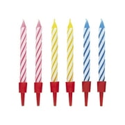 Birthday Candles and Holders, Assorted, 20ct