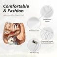 thumbnail image 4 of Vsdgher Dinosaur Baking Delight Athletic Shorts for Women, Women's Running Double Layer Shorts, High Waisted Yoga Shorts, Workout Athletic Shorts-Small, 4 of 7