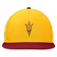 thumbnail image 2 of Men's Top of the World Gold/Maroon Arizona State Sun Devils Rally Two-Tone Fitted Hat, 2 of 4