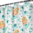 thumbnail image 3 of Ballerina Princess Pattern Shower Curtain 72"x72" ,Bathroom Decorative Shower Curtains Set with 12 Hooks,Modern Waterproof Washable Shower Curtain, 3 of 6