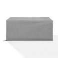 thumbnail image 5 of Crosley Furniture Vinyl Outdoor Dining Table Furniture Cover in Gray, 5 of 7