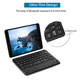 thumbnail image 3 of Teclado Táctil Mini Ultradelgado, Teclado con Panel Táctil Multitáctil Integrado para Smart TV, HTPC, PC, Tableta, Computadora Portátil, 3 of 5