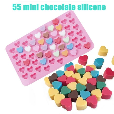 

Mini heart DIY Silicone little Chocolate Pink Ice Mold Sugercraft Gifts Present