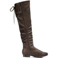 thumbnail image 3 of Dream Pairs Women's over-the-knee suede winter boots, 3 of 5