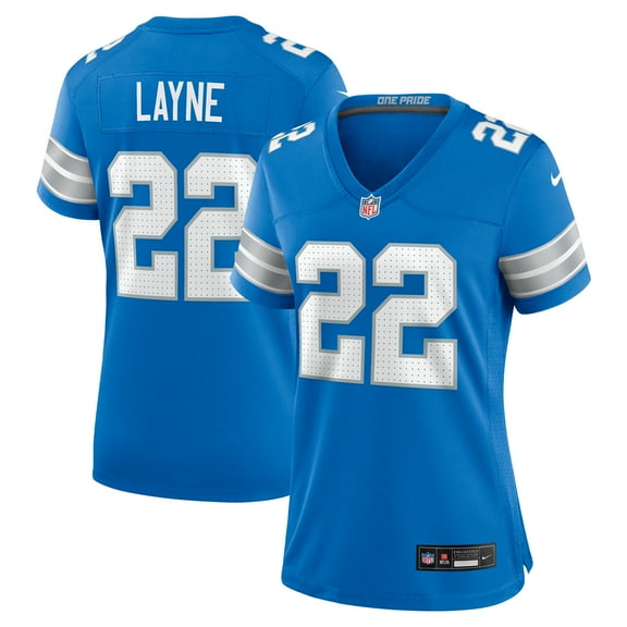Women's Nike Bobby Layne Blue Detroit Lions Retired Player Game Jersey
