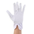 thumbnail image 4 of 1 Par de Guantes Blancos Macarena Guantes de Árbitro 24 Cm, 4 of 8