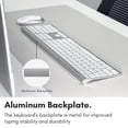 thumbnail image 2 of Macally Premium Bluetooth Keyboard and Mouse for Mac | Compatible Wireless Apple Keyboard and Mouse Combo (110 Keys Multi-Device Rechargeable) for Ma, 2 of 7