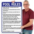 thumbnail image 2 of New Hampshire Pool Rules Sign, Complies With State Of New Hampshire Pool Safety Code, 24x36 Corrugated Plastic, 2 of 7