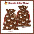 thumbnail image 2 of Honeii Sloths Need More Coffee Print Small Burlap Bags,Christmas Drawstring Treat Bags Gift Bags Reusable Candy Goodie Wrapping Bags for Holiday Party Favors Supplies -Small, 2 of 9