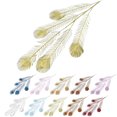 thumbnail image 2 of Coofit 2PCS Artificial Flower Lifelike Peacock Tail Fake Plant Fake Flower for Wedding, 2 of 6