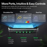 VIVOSUN GrowHub Controller E42A+ for Grow Tent, Smart Environmental WiFi-Controller with Temperature, Humidity, VPD, Timer, Cycle, Schedule Controls, Cooling Ventilation Lighting Programming