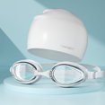 thumbnail image 1 of Gafas de natación profesionales Unisex, impermeables, antivaho, protección UV, adultos, hombres y mujeres, 1 of 5
