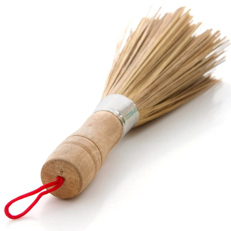 Bamboo Pot Cleaning Brush for Wok Pans Kitchen Restaurant Hotel Cookware Scrubbing Tool