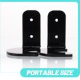 thumbnail image 3 of Minkissy Baseball Bat Racks 4 Pairs for Wall Display in Black Acrylic and Metal, 3 of 8