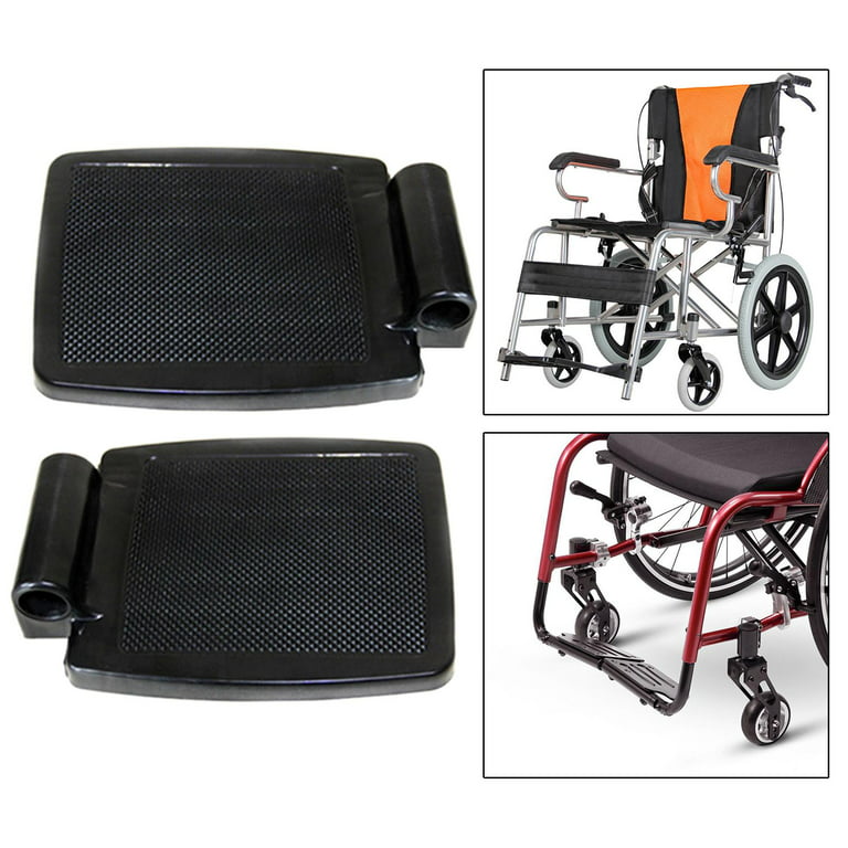 Durable Wheelchair Footrest Detachable Drive Wheelchairs Footplate, Easy to  Install, Heavy Duty Wheelchair Accessories Equipment - .2cm Hole