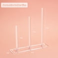 thumbnail image 4 of Soporte acrílico de 3 niveles para coleteros, organizador transparente para lazos para el cabello, almacenamiento para mujeres, adolescentes y niñas, organizador para el cabello, 4 of 5