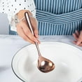 thumbnail image 6 of 2Pcs/ 4Pcs Soup Ladle Sauce Ladle 304 Stainless Steel Small Serving Ladle Gravy Soup Spoon Ladle - 8 Inches, 6 of 7