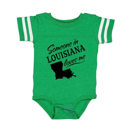 

Inktastic Someone in Louisiana Loves Me Gift Baby Boy or Baby Girl Bodysuit