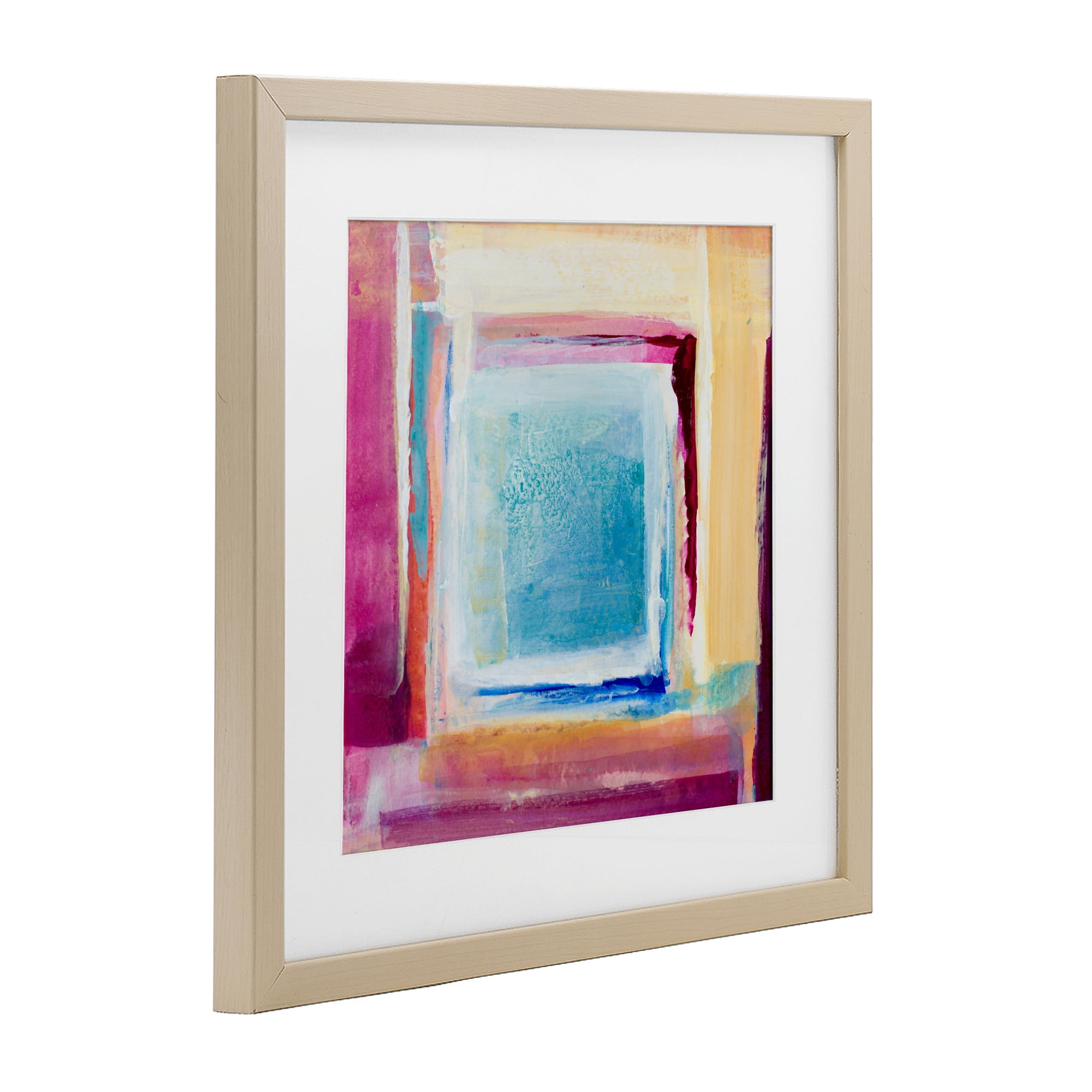 Stupell Industries Bright Colors New Day Birch Framed Print Under Glass, design by Lanie Loreth