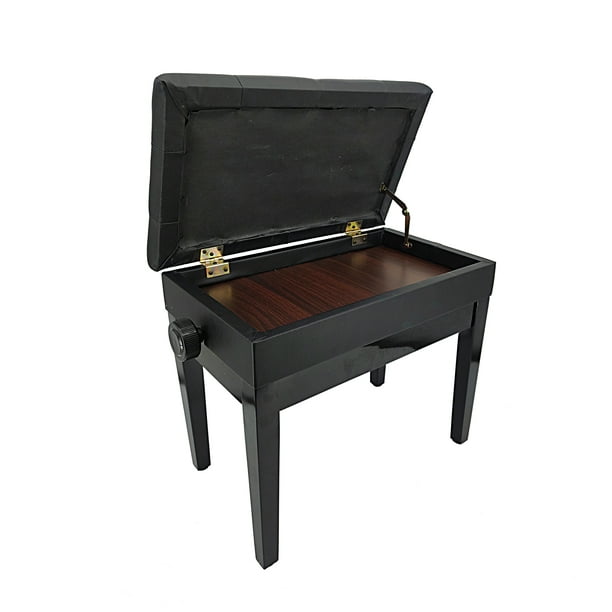 Banquette Piano Banc,Tabouret Piano Banc de piano réglable Tabouret de  chaise de piano Chaise de piano de style X avec rembourrage en cuir pour  toutes