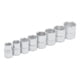 thumbnail image 1 of Juego De 8 Dados 3/8 Inch en Riel S02HS Urrea, 1 of 2