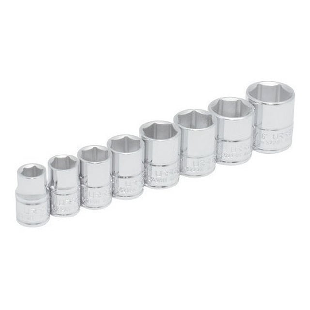 Juego De 8 Dados 3/8 Inch en Riel S02HS Urrea