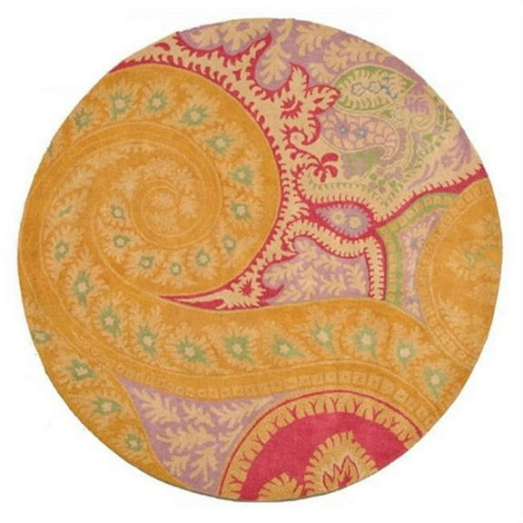 Wildon Home An Hand-Tufted Orange Area Rug