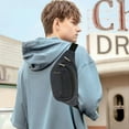 thumbnail image 6 of Fasiaou 2 Packs Men's Waist Bag Chest Pack Large Capacity Crossbody Bag for Travel Outdoor Sports with Multiple Pockets Durable Canvas Storage, 6 of 6