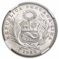 thumbnail image 3 of 1929-LIMA Peru Silver 1/2 Sol MS-62 NGC, 3 of 3