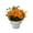 B, variant on A Artificial Floral Arrangement In Rustic Metal Tin Bucket Fake Daisy Potted Plant For Farmhouse