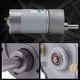 thumbnail image 2 of Motor con engranaje de torsión grande DC 15W CW/CCW 12V 200r/min, 2 of 13