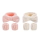 thumbnail image 1 of Juego de 2 diademas de spa, muñequeras para lavarse la cara, muñequeras de toalla, diadema para el cabello, muñequera para lavarse la cara, 1 of 6