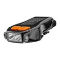 thumbnail image 1 of Lámpara LED con tapa de clip superbrillante y sensor inteligente, resistente al agua, con rotación de 90 grados, portátil, para exteriores, para ciclismo, pesca nocturna, color negro, 1 of 5