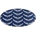 thumbnail image 5 of United States Air Force Logo, White Graphic Round Carpet Circle Rug Outdoor Patio Area Rug Washable Large Area Rugs Hallway Room Decor Fitness Mats, 5 of 8