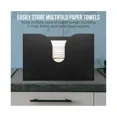 thumbnail image 2 of Dispensador de toallas de papel de bambú, soporte para toallas de papel para montaje en pared y encimera para decoración de cocina y baño; admite toallas de papel de varios pliegues, 2 of 5