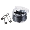 thumbnail image 1 of Unique Bargains Black Metal Safety Pins with Box Sewing Fastener (480 Pack), 1 of 4