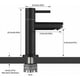 thumbnail image 4 of Grifo de lavabo de baño moderno, diseño de una sola palanca que ofrece un control preciso del agua, certificación CUPC, materiales sin plomo, acero inoxidable de alta dureza que garantiza, 4 of 5
