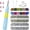 Blue, variant on Hotfix Applicator, 5 in 1 Hot Fixed Wand Bedazzler Kit, Rhinestones Setter Wand Tool with 5 Different Tip Sizes, DIY Bedazzler Kit with Rhinestones with Support Stand