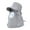 A, variant on RUIG Bowing Hat Summer Women's Sun Hat Along The Large Outdoor Tea Plucking Hat Face Visor Visor