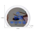 thumbnail image 3 of Ganfancp Reloj Despertador Inteligente Luz Ambiental Reloj Despertador Multifunción Luz Nocturna Espejo Led Reloj Despertador Ofertas Del Día 1X Despertador, 1X Cable de Datos, 3 of 7