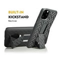 thumbnail image 6 of iPhone 11 12 Pro Max 12 Mini XR XS MAX 7 8 Plus Case, Tekcoo 180 Rotating Swivel Belt Clip Slim Holster Shell Combo Case Cover [Kickstand Feature] for Apple Smart Phone - Black, 6 of 9