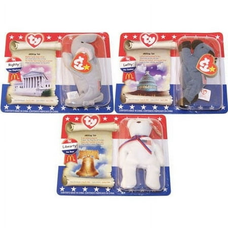 TY McDonald s Teenie Beanies - AMERICAN TRIO Set of 3 (2000) price history on PriceWatchPro
