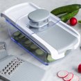 thumbnail image 1 of All In 1 Mandoline Slicer and Grater - Set of 7 (White/Grey), 1 of 5