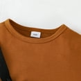 thumbnail image 4 of 4T Baby Boys Clothes 5T Boys 2PCS Summer Outfits Set Toddler Boys Short Sleeve Top Shorts Set with Bag Brown, 4 of 8