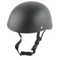 thumbnail image 1 of Motorcycle Low Profile Half Face Helmet Skull Cap Matte Black (L), 1 of 5