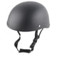 thumbnail image 1 of Motorcycle Low Profile Half Face Helmet Skull Cap Matte Black (L), 1 of 5