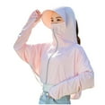 thumbnail image 2 of HaoXianJianWomen's Sun Protective Jacket Full Zip UPF Sun Protection Clothing Lightweight Long Sleeve Hoodie Sun Shirt, 2 of 4