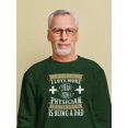 thumbnail image 2 of Love Being A Physician Dad Sweatshirt Men -Image by Shutterstock, Male XX-Large, 2 of 4