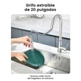 thumbnail image 4 of Llave para Fregadero de Cocina,Grifo de Cocina Extraible, 360° Giro, Acero Inoxidable SUS304, para Fregadero 1 o 2 Cubetas, 4 of 8